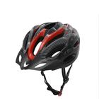 Capacete Ciclismo Speed Preto/Vermelho Com Led Traseiro