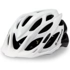 Capacete Ciclismo WILD Branco/Preto Led Traseiro Tam. M/G Absolute