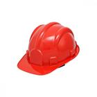 Capacete Com Carneira Prosafety Plastico Vermelho Wps0876