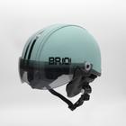 Capacete Coquinho Br 101 Turquesa Fume G - Scooter/Bike