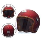 Capacete Custom Com Viseira Solar 3 Em 1 Galaxy Matt Cherry