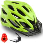 Capacete de bicicleta Basecamp BC-10 para homens e mulheres com luz LED