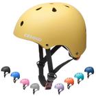 Capacete de bicicleta infantil CELOID para meninos e meninas de 8 a 14 anos, amarelo