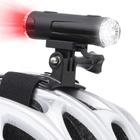 Capacete de bicicleta JINKEY 2 IN1 Light Frontal e Traseiro LED Waterproof