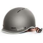 Capacete de bicicleta OutdoorMaster Safety Certified Slate Grey para adulto