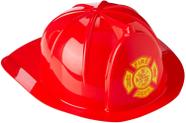 Capacete de bombeiro Dress Up America Fireman Adult Red