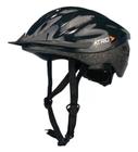 Capacete de ciclismo com viseira, preto, TAM M, Atrio.