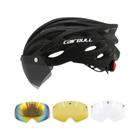 Capacete De Ciclismo Unissex De 54-62 Cm Com Luz LED Para Capacete De Bicicleta Com Viseira De