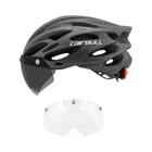 Capacete De Ciclismo Unissex De 54-62 Cm Com Luz LED Para Capacete De Bicicleta Com Viseira De