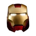 Capacete de LED Homem de Ferro - Máscara Cosplay Marvel Avengers para Adultos e Crianças