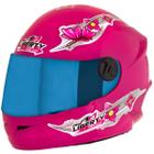 Capacete De Menina Infantil Fechado Liberty Four Kids Pro Tork Para Motos Seguro