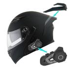 Capacete de motocicleta 1Storm Modular Full Face Flip up XL Preto