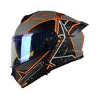 Capacete de Motocicleta Unissex com Viseira Flip Up - Aprovado Dot - Equipamento de Proteção