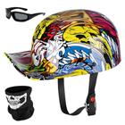 Capacete de Motocicleta Yesmotor - Meia-Cabeça Estilo Baseball XXL