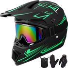 Capacete de motocross Yesmotor Youth Kids Full Face aprovado pelo DOT