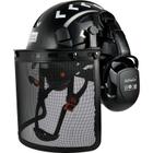 Capacete de segurança florestal SAFEBUILDER com viseira Face Shield