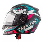 Capacete Ebf Spark Dragon Preto Tiffany