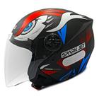 Capacete ebf spark jet dragon fosco aberto