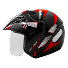 Capacete ebf thunder open steel aberto