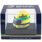 Capacete em Miniatura - Ayrton Senna - Formula 1 - 4cm - 1/8 - Minichamps