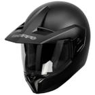 Capacete Enduro Bieffe 3 Sport Classic Preto Fosco