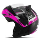 Capacete Escamoteavel Robocop Feminino Masculino Pro Tork V-pro Jet 2 Carbon Urbano Estrada