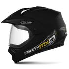 Capacete Esportivo Motocross Trilha Enduro Pro Tork Liberty MX Pro Vision Com Viseira Masculino Feminino