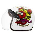 Capacete Etceter Old School Modelo Custom Mad Dogs Unissex Café Racer Chopper Vintage Retrô 56 58 60