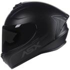 Capacete Fechado Asx Moto Esportivo Draken Preto Fosco