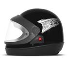 Capacete Fechado Integral Automático Sport Moto Light SM Tipo San Marino Confortável