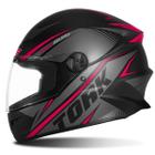 Capacete Fechado Integral Esportivo Pro Tork R8 Preto Masculino Feminino Confortável