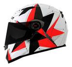 Capacete Fechado Ls2 Classic Ff358 Brilliant Branco Rosa