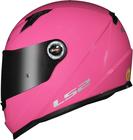 Capacete Fechado Ls2 Classic FF358 Monocolor Pink Rosa