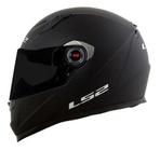 Capacete Fechado Ls2 Ff358 Monocolor Preto Fosco Matt Black