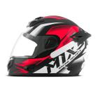 Capacete Fechado Mixs Mx2 Storm Brilhante Vermelho Tam. 58