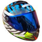 Capacete Fechado Mt Thunder 4 Sv Drax B7 + Viseira Azul - Mt Helmets