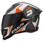 Capacete Fechado Pro Tork Stealth Concept Brilhante Vis. Fumê