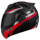 Capacete Fechado Pro Tork V-pro Jet 2 Carbon Preto Viseira Fumê