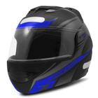 Capacete Feminino Masculino Escamoteável Robocop Modular Pro Tork V-Pro Jet 3 Aberto Fechado