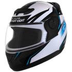 Capacete Feminino Masculino Fechado Para Moto Evolution Pro Tork G6 Racing 788 - Tamanho 56 58 60