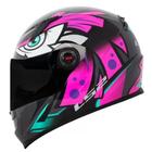 Capacete ff358 tribal fucsia