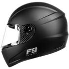 Capacete Fly F-9 Classic Preto Fosco