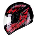 Capacete FLY F-9 Flash Preto/vermelho