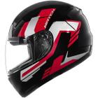 Capacete Fly F-9 Match Preto / Vermelho