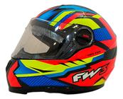 Capacete fw3 gtx fox laranja 56 - Fw3 Capacetes