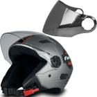 Capacete Custom Aberto Etceter Seven Eight Fosco com Viseira Bubble -  Capacete de Moto - Magazine Luiza