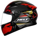 Capacete HELT polar Preto/vermelho TAMANHO 64