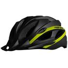 Capacete High One Win Tam M Sinalizador Bike Preto / Amarelo