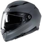 Capacete HJC F70 Solid Chumbo - Cinza Fosco