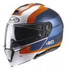 Capacete hjc i90 wasco azul laranja e branco 59/l